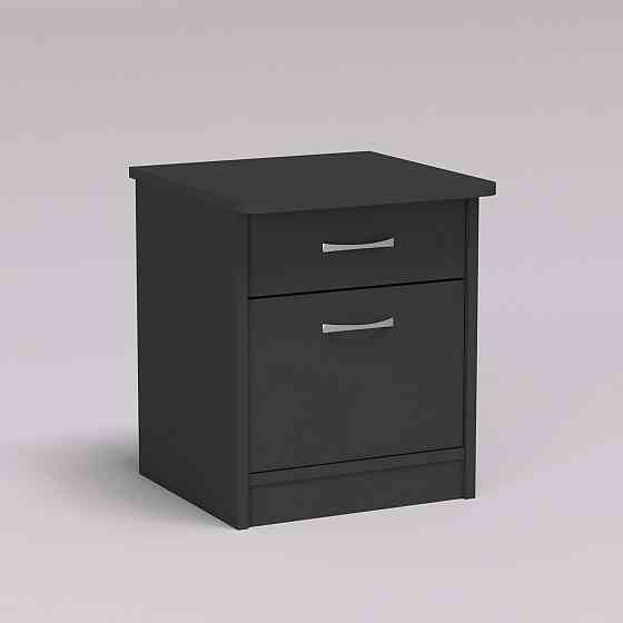 Тумба прикроватная Диана, Антрацит, 400/400/470 Львов