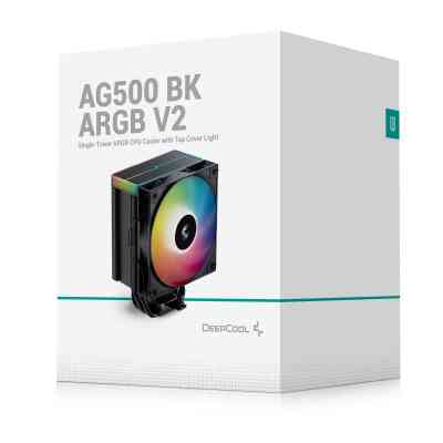 Кулер для процессора Deepcool AG500 BK ARGB V2 (R-AG500-BKAMMN-GJD) Винница