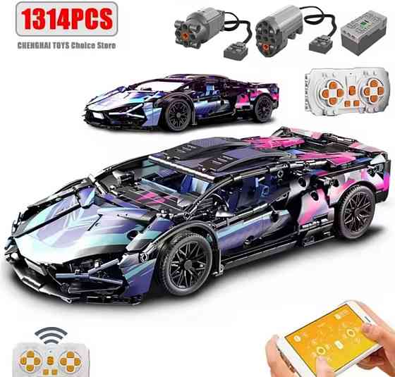 Конструктор 1в1 Lamborghini Sian Technic Lego з Керуванням 1280 + шт. Харків
