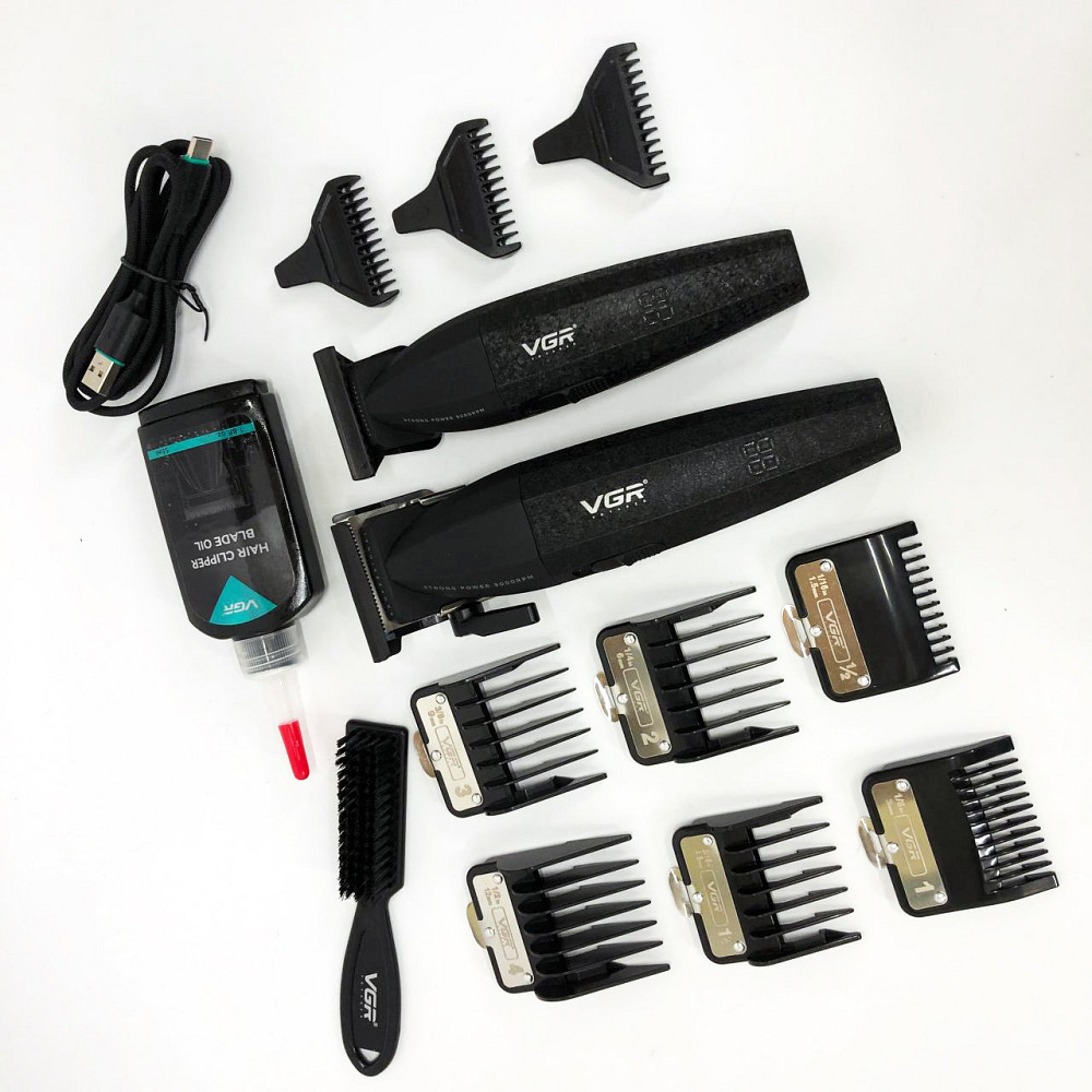 Машинка для стрижки хороша VGR V-640, Електронна машинка для стрижки Профі волосся BX-69 Львів - фото 6
