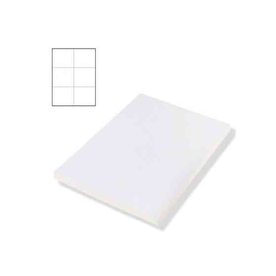 Папір А-4 самокл. 105*99 мм для маркування (6 шт. на аркуші,100 листів в пачці) Павлоград