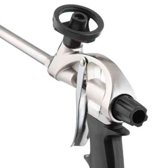 Пистолет для монтажной пены, с тефлоновым покрытием держателя баллона, 4 насадки INTERTOOL PT-0604 Киев