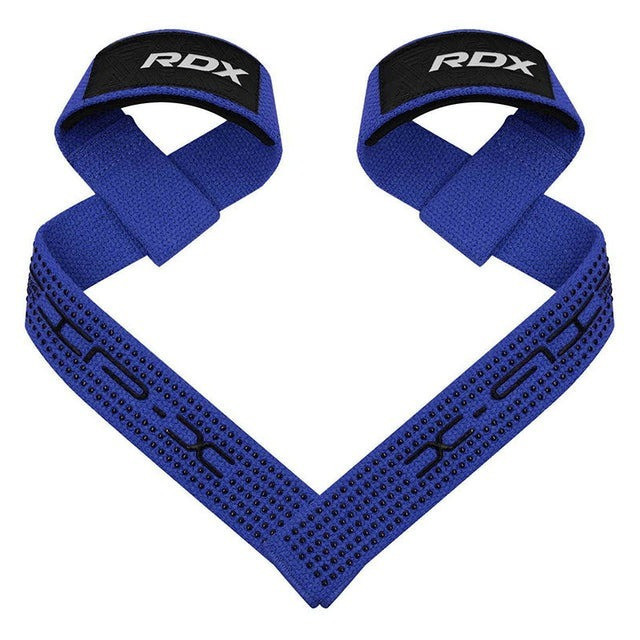 Лямки для тяги RDX S4 Gym Cotton Gel Straps Blue Plus Кам'янське - фото 1