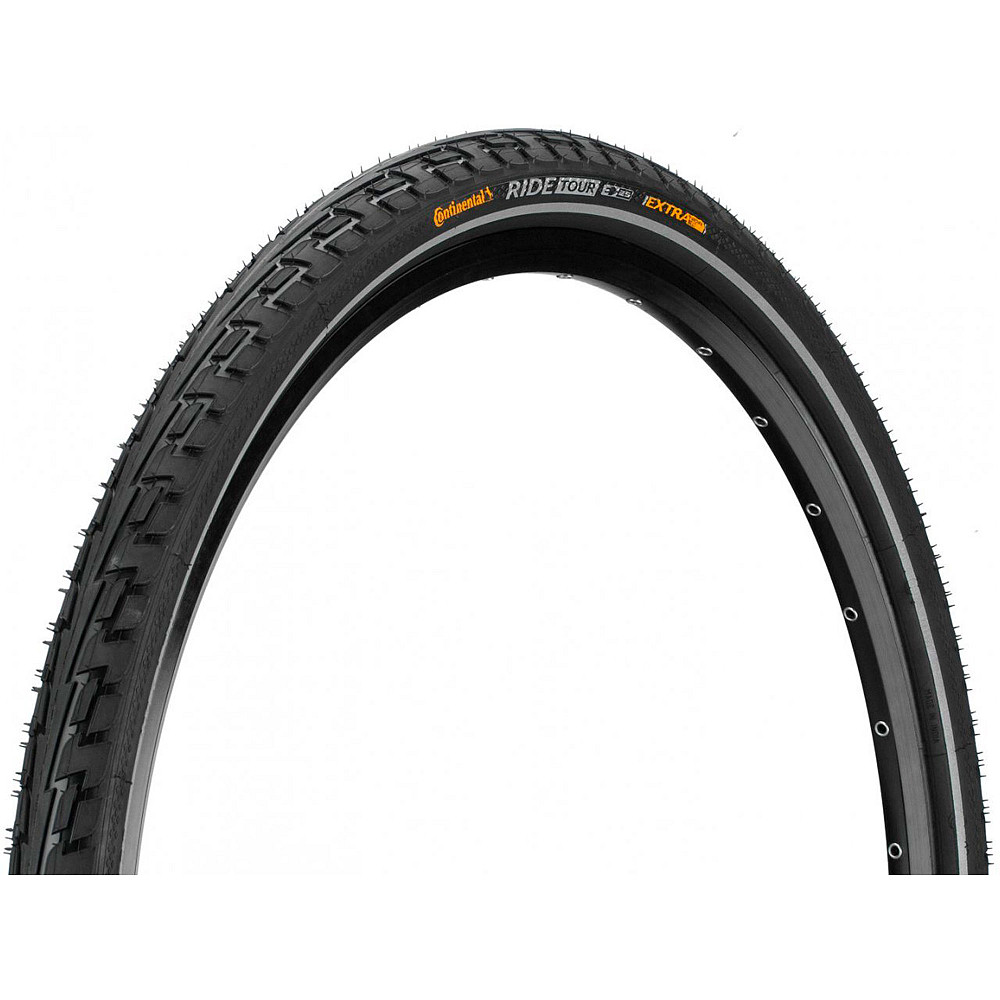 Покрышка Continental RIDE Tour Reflex, 28", 700 x 35C, 28 x 1 3/8 x 1 5/8, 37-622, Wire, ExtraPuncture Belt, 690гр., черный Київ - фото 1