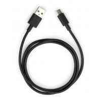 Дата кабель USB 2.0 AM to USB-C 1.0m PVC black Vinga (VCPDCTC1BK) Киев