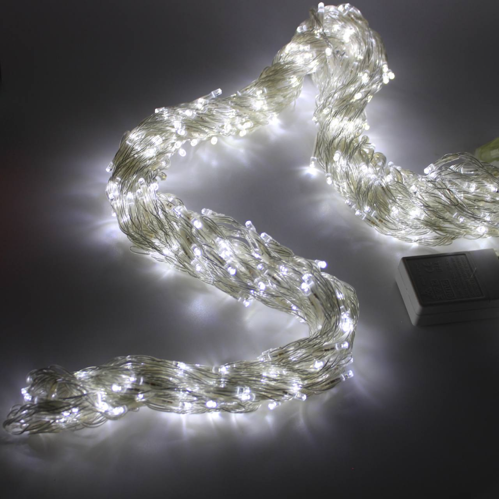 Гірлянда "Водоспад штора" від мережі,3х3м,480LED Біла SBR Київ - фото 2