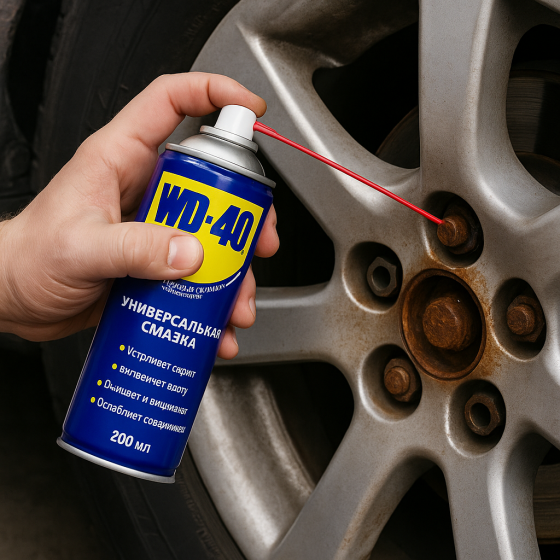 WD-40 універсальне мастило аерозоль 200 мл - захист від корозії, усунення скрипу та вологи, мастило Харків