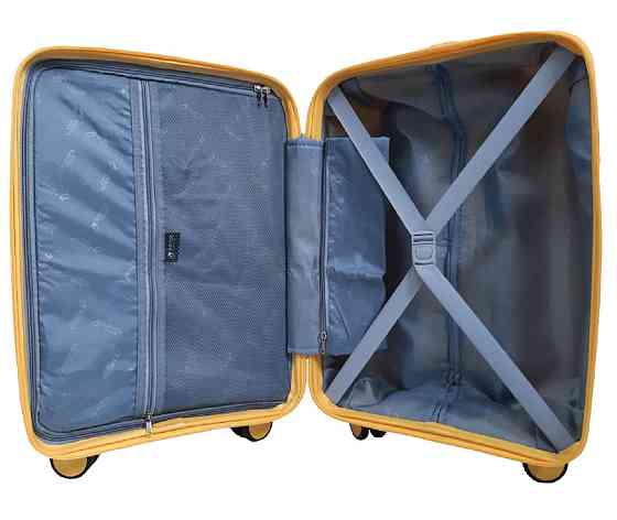 Валіза пластикова AIRTEX 280 мала жовта Київ