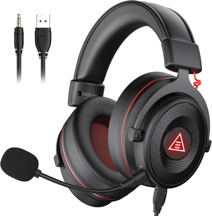 Игровая гарнитура EKSA E900 Pro 7.1 с микрофоном, 50 мм, USB/3.5 мм для ПК, PS4/PS5, Xbox, Switch Киев