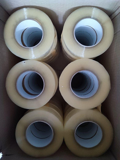 Ящик скотч пакувальний 36шт, 45 мм на 300 м, 40 мкм Київ - фото 1