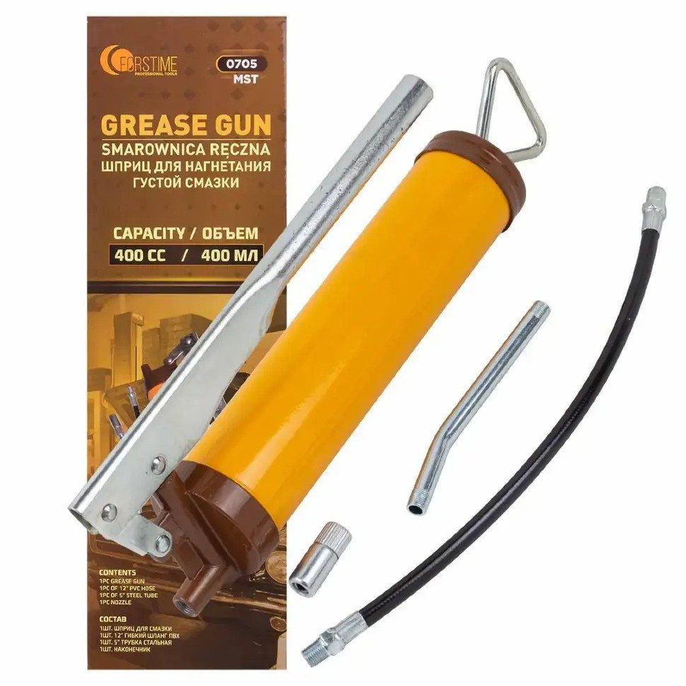 Шприц ручной для нагнетания густой смазки 400мл Forstime FT-0705 MST Одесса - изображение 4