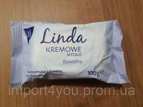 Крем-мило тверде Linda з оливковою олією, 100 г 