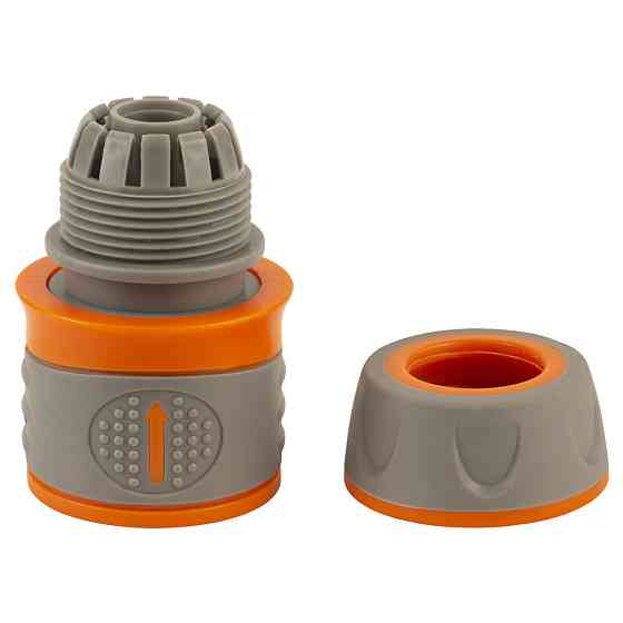 Конектор 1⁄2" швидкознімний для шланга 1⁄2" (ABS+TPR) FLORA (5015524) Київ