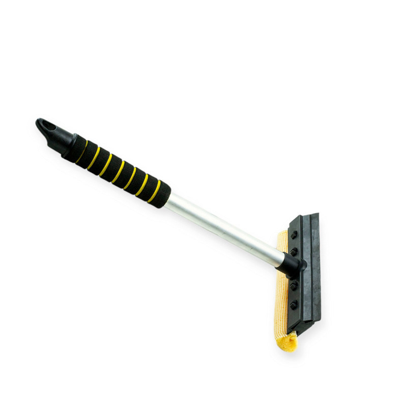 Стяжка с мочалкой 20 х 43 см резина мочалкой, алюминиевая ручка TomPar воды Мукачево - изображение 1