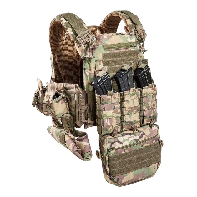 Комплект плитоноска с подсумками и напашником, быстрым сбросом (без плит) Мультикам Винница - изображение 4