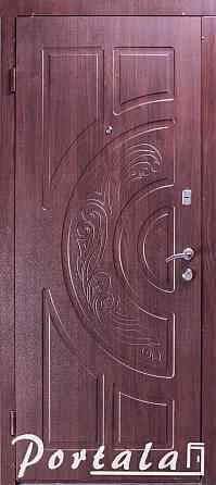 Двери уличные, серия Элегант, модель Рассвет, гнутый профиль, 2 контура уплотнения, 2 замка Киев