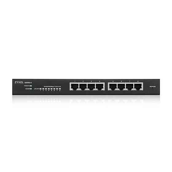 Комутатор ZYXEL GS1915-8 (GS1915-8-EU0101F) (8хGE, безшумний, Smart, NebulaFlex) Так Харків