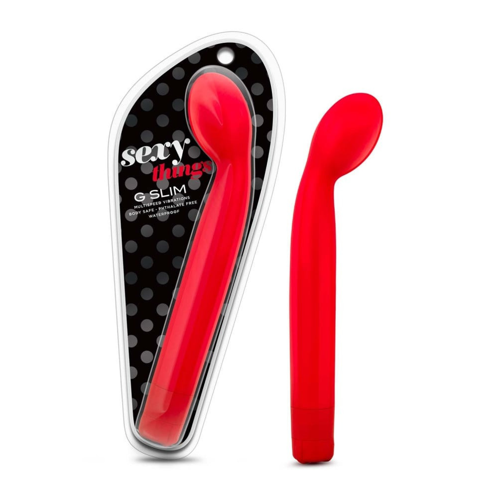 Вибратор для точки G на батарейках Blush Sexy Things красный Sex Aura Киев - изображение 1