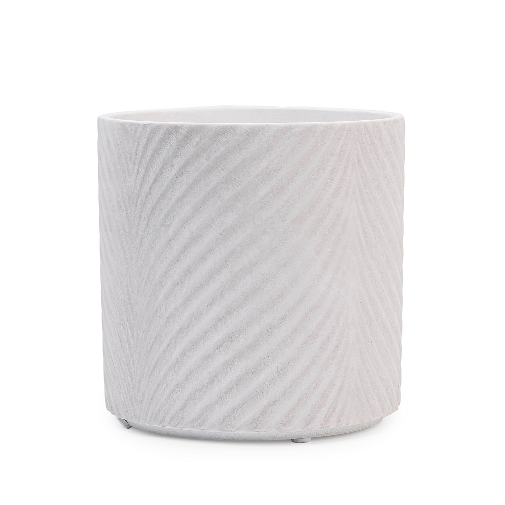 elemi Набір кашпо для квітів керамічні elemi "Листок" (13"; 16"; 19") (1,3 л; 2,3 л; 4,5 л) біл Коломия - фото 8