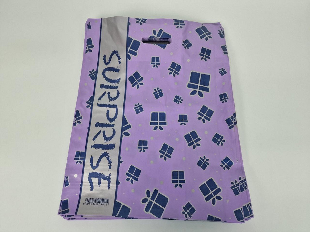 Пакет с прорезной ручкой(40*50)"SURPRISE" Леоми (50 шт) Харків - фото 1