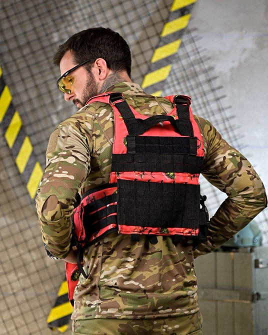 Плитоноска 4 быстрых сброса с напашником NETFLIX RUN   ПП4637 Одесса - изображение 4