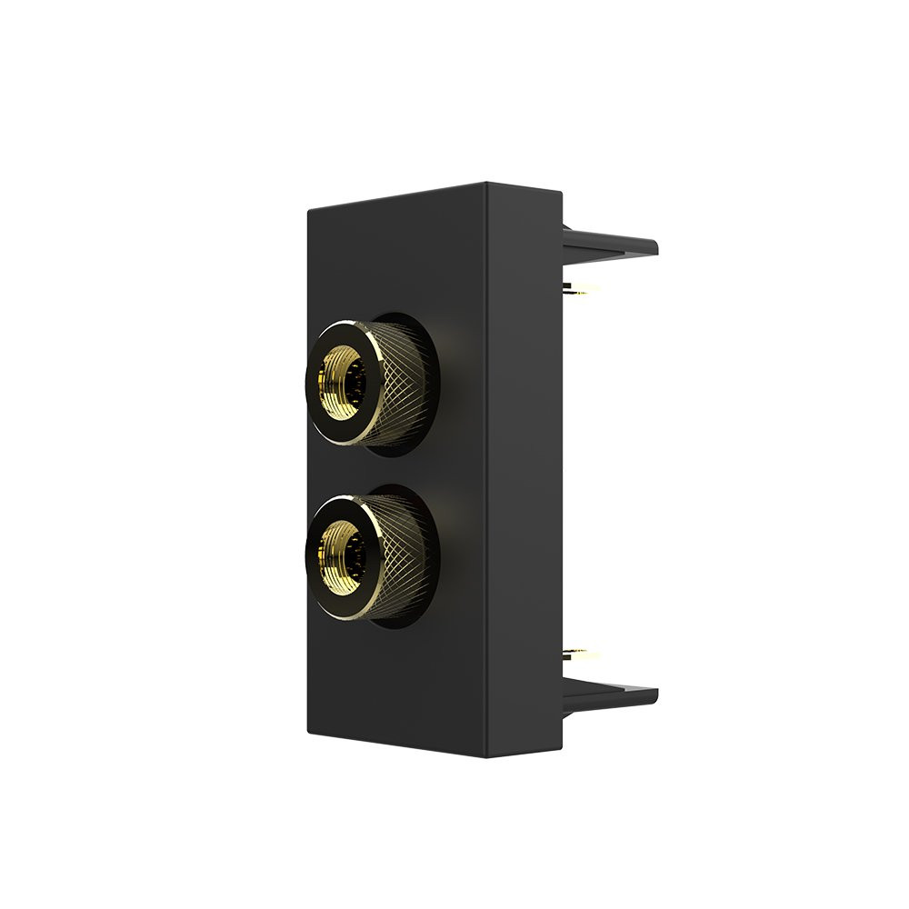 LIVOLO Аудіо розетка LIVOLO Banana Plug, чорна, для колонок / підсилювача, модуль 0.5 поста (VL Коломия - фото 7