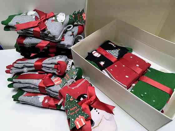 Шкарпетки новорічні в асортименті. Турецькі якісні шкарпетки Pro Socks. В пачці 12 штук. Розмір 36-41 Київ