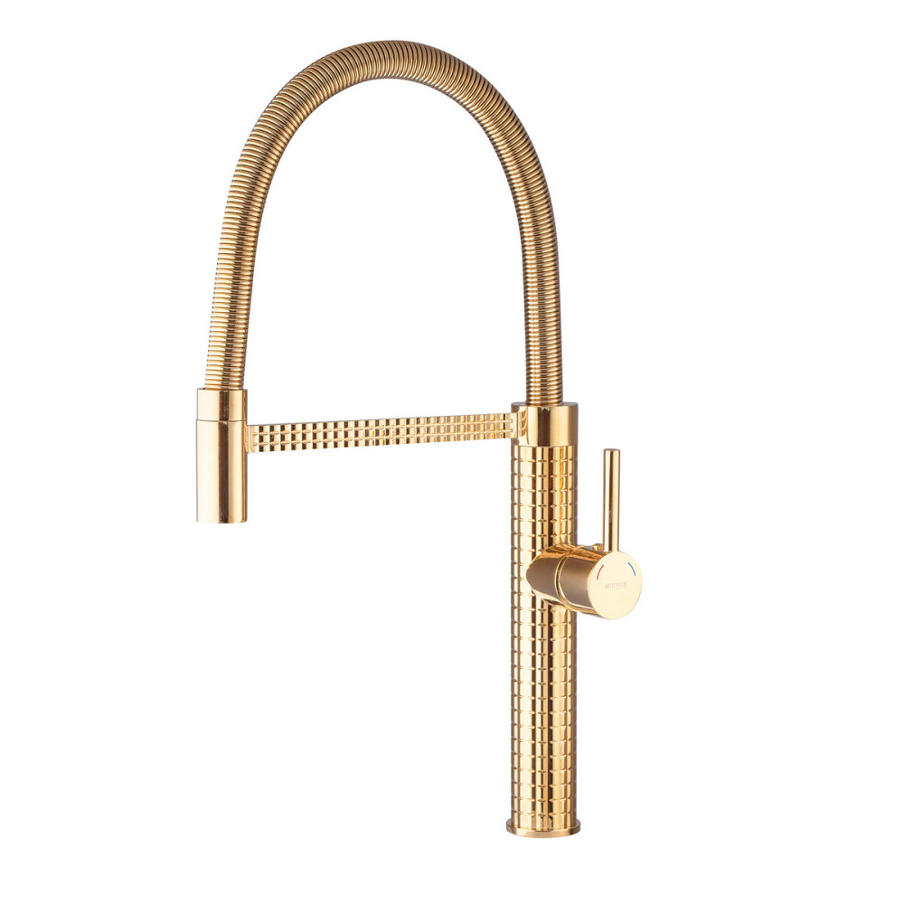 Змішувач для кухні Mixxus Premium Spark 017 GOLD (MI6972) Київ - фото 9