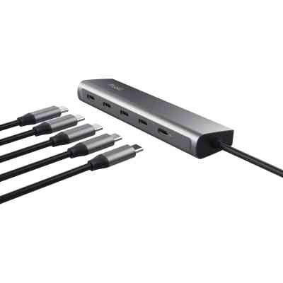 Концентратор Trust Halyx 5-Port USB-C Hub (25136) Вінниця