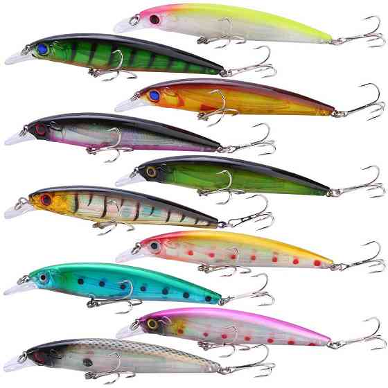 Набір воблерів 11 см для риболовлі спінінгом і тролінгом Київ