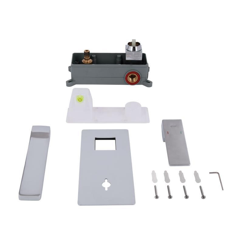 Змішувач для раковини настінний Qtap Gemini QTGEM273CRM45693 Chrome Київ - фото 8