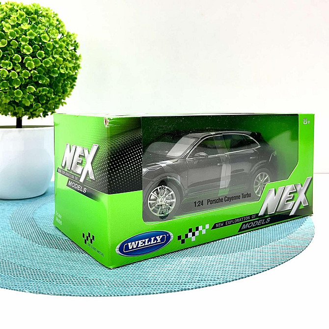 Машина Welly Nex Porsche Cayenne 1:24 інерційна відкриваються двері Вид 2 Чорна (24092W) Чернігів - фото 6