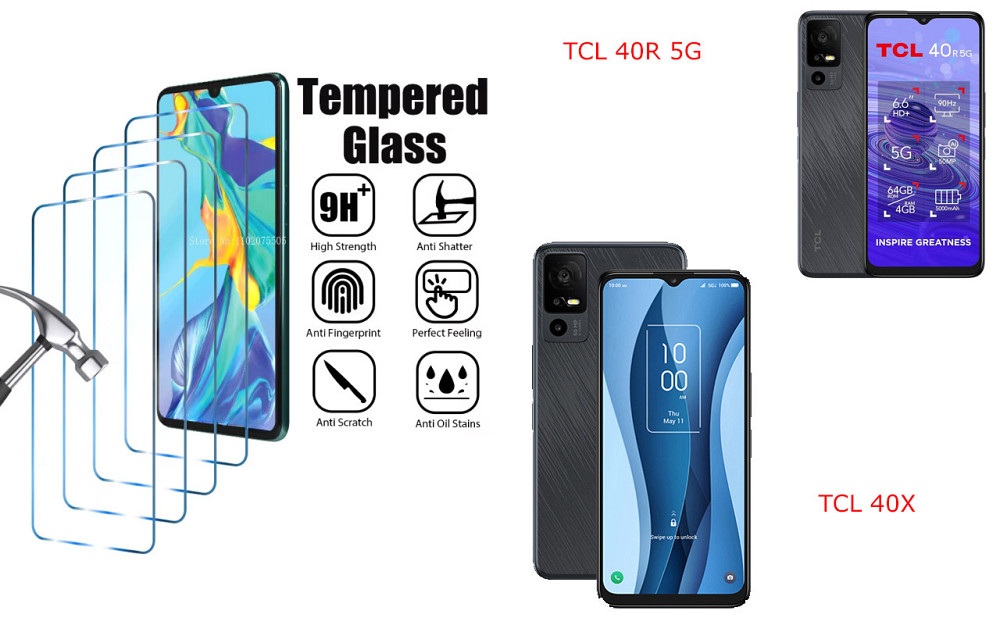 Защитное стекло ArmorGlass для TCL 40R 5G, TCL 40X – устойчивое к царапинам и ударам Киев - изображение 1