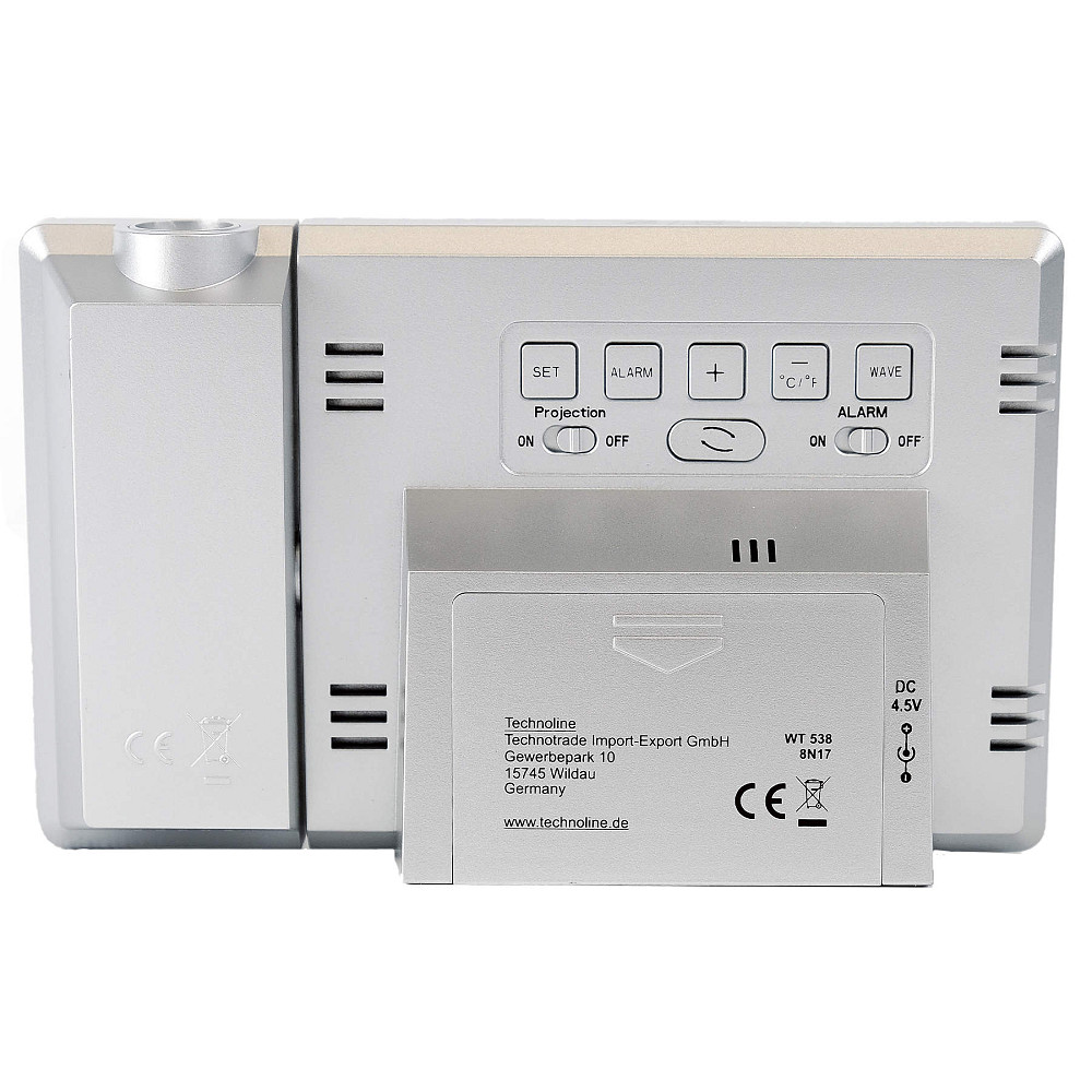 Часы проекционные Technoline WT538 Silver/Anthracite (WT538) Вінниця - фото 4