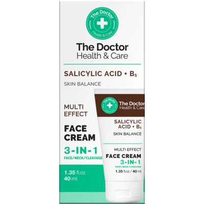 Крем для лица The Doctor Health &amp; Care Salicylic Acid + B5 Face Cream 3в1 40 мл (5901845509336) Вінниця - фото 1