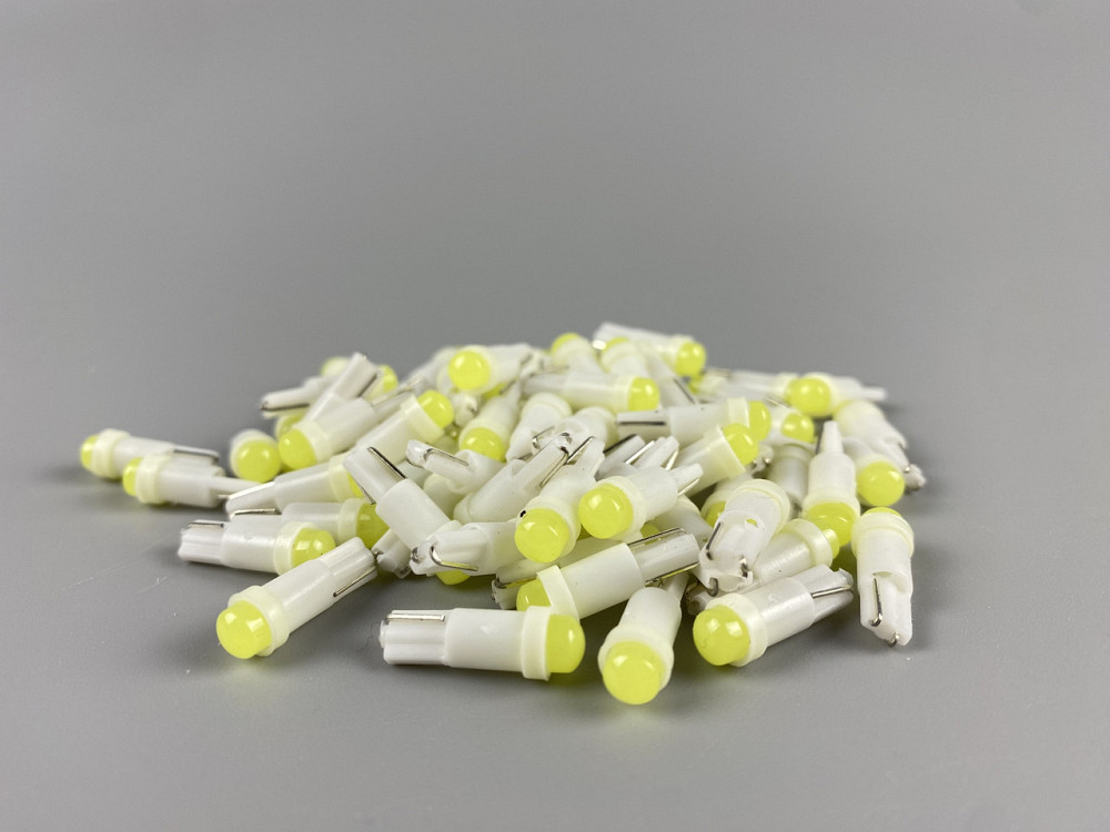 Лампа LED автомобільна робоча 12V COB chip цоколь Т5, освітлення панелі приладів Мукачево - фото 1