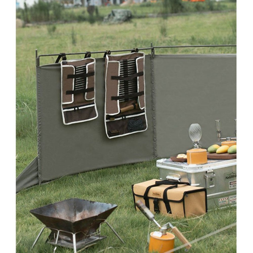 Чохол-органайзер Naturehike для кілочків (великий) NH20PJ093, коричневий Киев - изображение 4