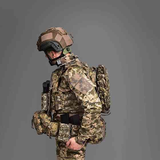 Плитоноска тактична без плит MPS М8 Pro Cordura 1000 Піксель mm14 Вінниця