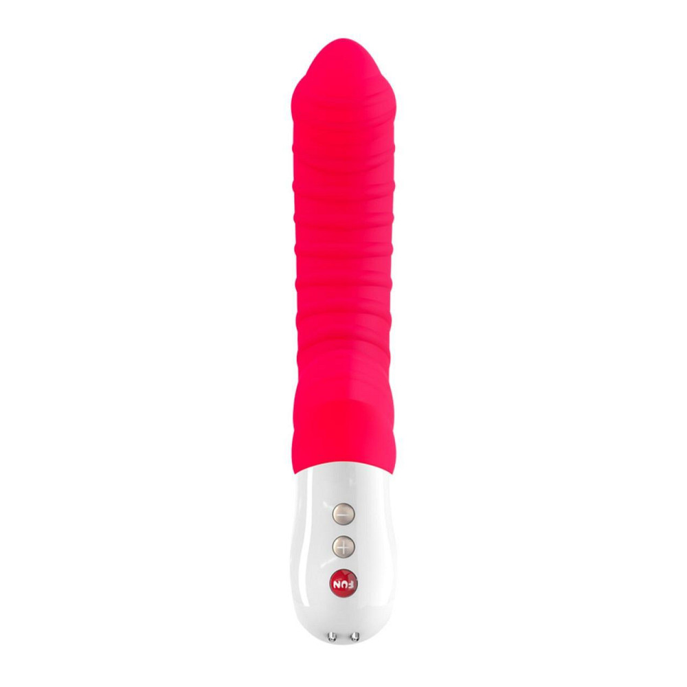 Вібратор для точки G Fun Factory TIGER india red, ребристий, підходить для анальної стимуляції Sex Aura Київ - фото 2