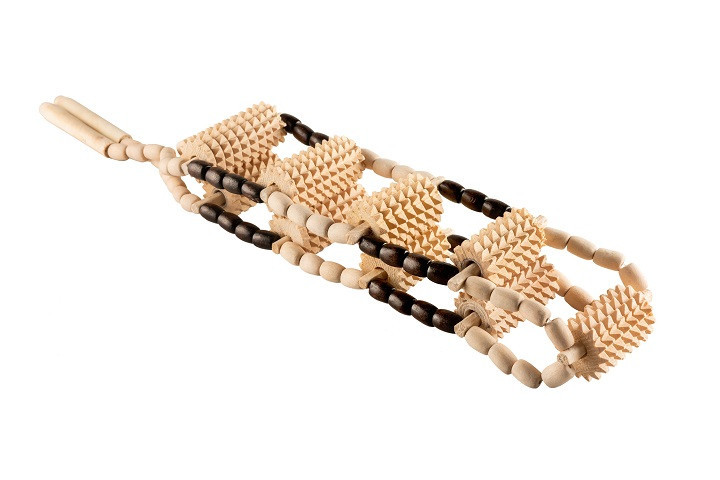 Масажер Дерев'яний Стрічково-Роликовий для Спини – Натуральний масажер для зняття напруги Івано-Франківськ - фото 3