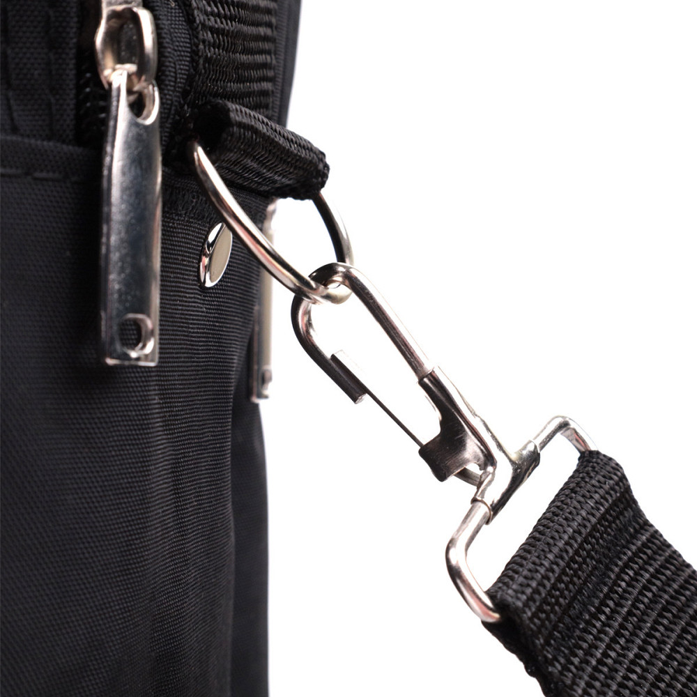 Мужская сумка с надежной пластиковой ручкой из полиэстера FABRA 22587 Черный Киев - изображение 6