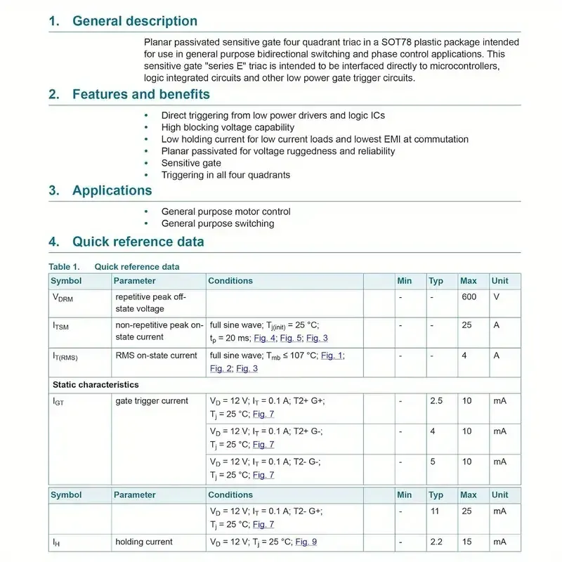 Тиристор BT151-800R 10 шт для электроники Киев - изображение 7