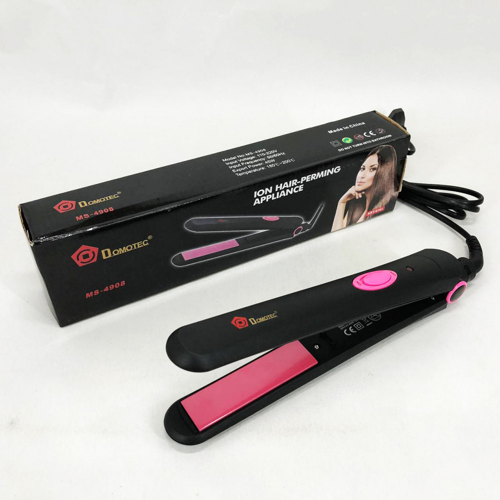 Щітка-щипці для випрямлення волосся, Плойка-праска для випрямлення волосся, Праска-випрямляч потужна JW-93 Львів - фото 10