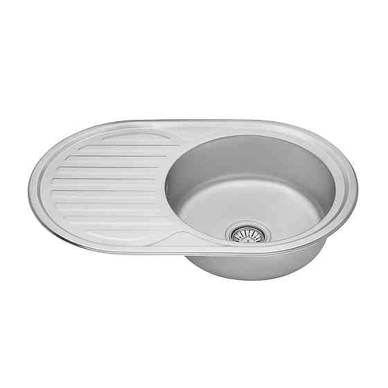 Кухонная мойка с нержавеющей стали Kroner KRP Dekor - 77х50 (0.8 мм) Киев