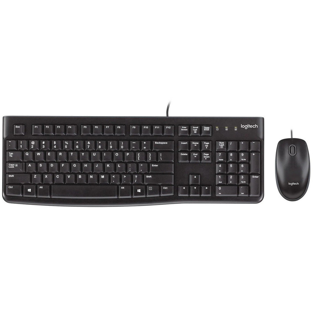 Комплект (клавіатура, миша) Logitech MK120 Black USB (920-002563) Чорний Харьков - изображение 1