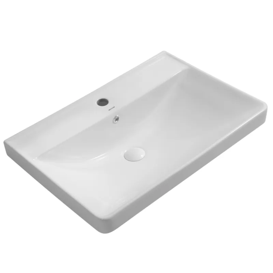 Раковина меблева MIXXUS PREMIUM STYLE-1502 700х480х190mm з отвором під змішувач та переливом  ( MP6499 ) 30530 Харьков