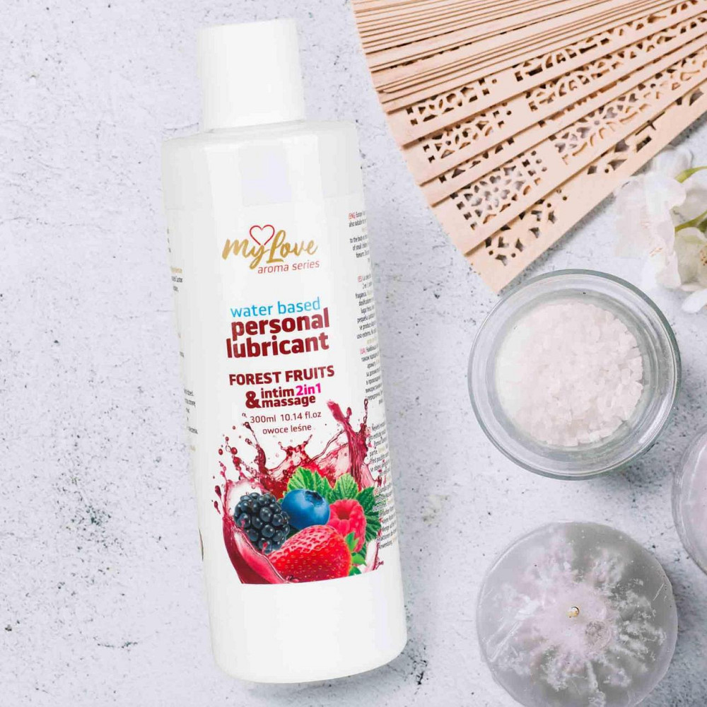 2в1 лубрикант та масажний гель - MyLove Aroma Series Intim&Massage Forest Fruits, 300 мл Sex Aura Київ - фото 3