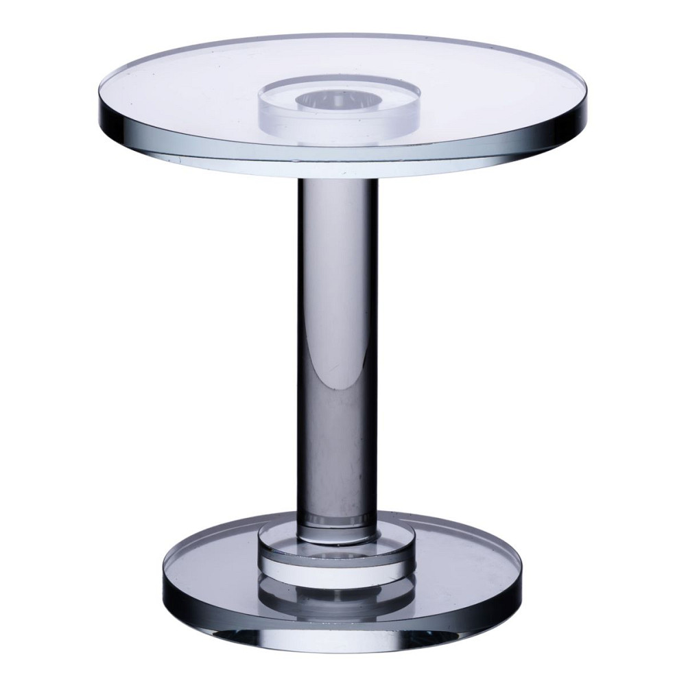 Yiwu Тортівниця скляна на ніжці 12×13.5 см кругла стійка для торта, капкейків HP-4-69L Киев - изображение 1