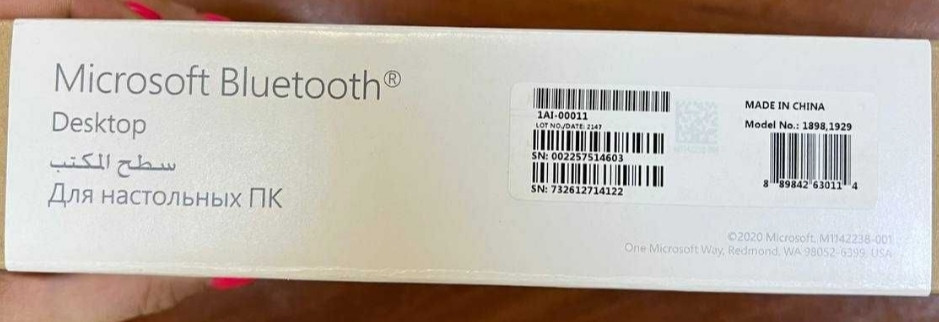 Клавіатура комплект: Microsoft Desktop Bundle BT Black (1AI-00011) Київ - фото 7