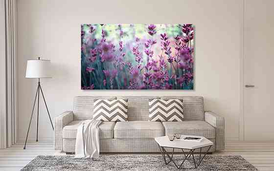 Картина полотно у вітальню/ спальню Лаванда MLP_137 80х160см Київ